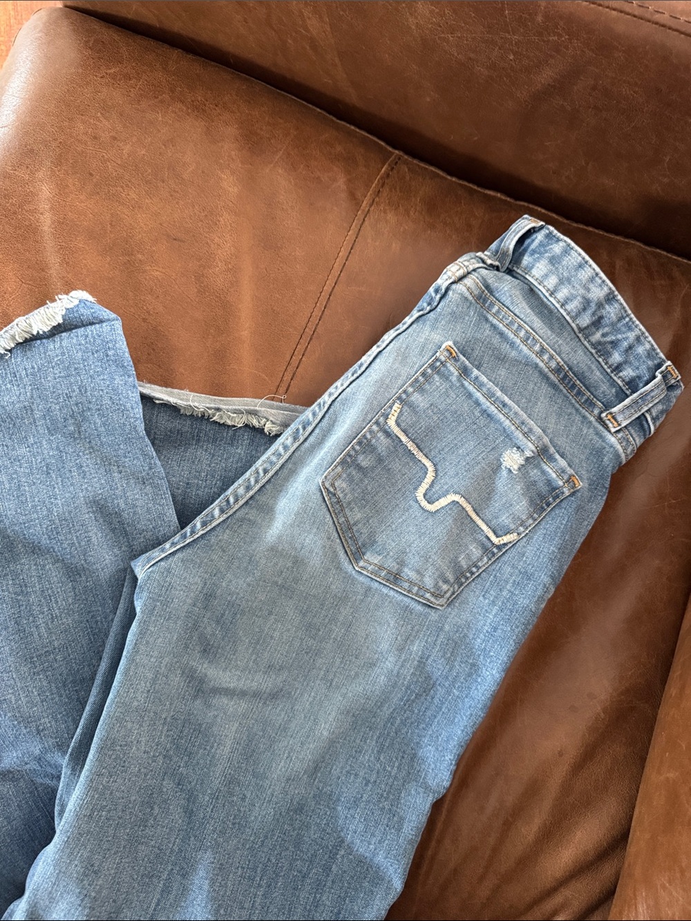 OLIVIA Kimes Ranch Light Blue Wide Leg Jeans LOOKING TO TRADE ONLY DO NOT BUY